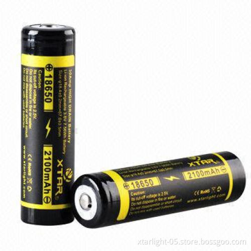 18650 2,100mAh 30A Electronic Cigarette Battery